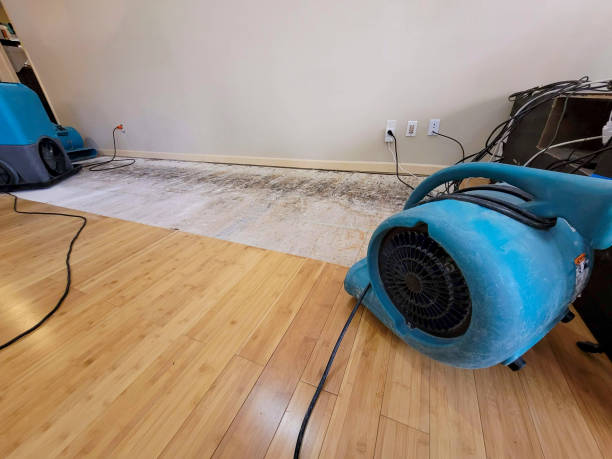 Professional Flood Damage Cleanup technician working in Yucca Valley, CA